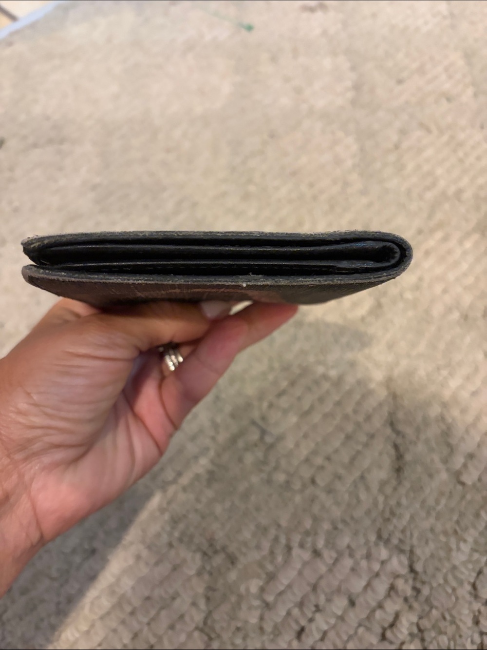 Gucci Black Card Holder Wallet with Red-White Snake Print - Picture 7 of 10